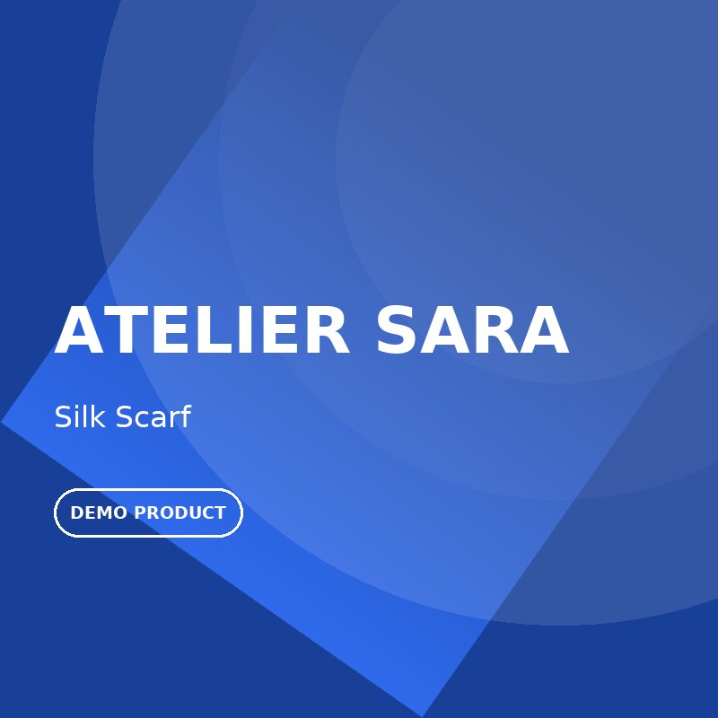 روسری ابریشم آتلیه سارا طرح سنتی - مشخصات
