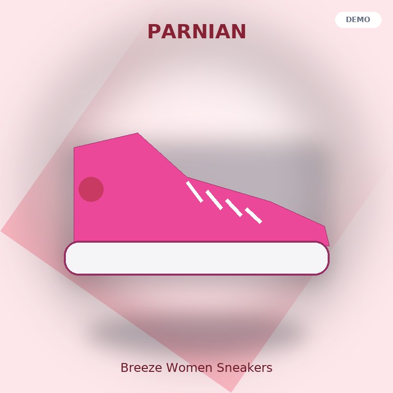 کفش ورزشی زنانه پرنیان مدل Breeze - نمای اصلی